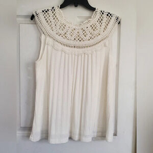 Meadow Rue by Anthropologie boho sleeveless woman's medium blouse